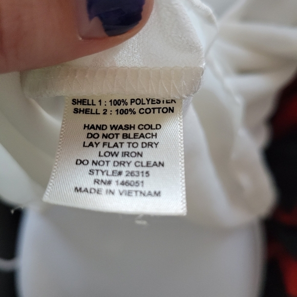 Monteau Medium White Chiffon Tank Top Racerback Lace Neck Back Pom Pom Trim - Picture 7 of 7